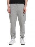 Szare dresowe joggery z kieszeniami cargo - jasny szary - CROPP - small3