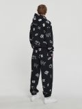 Czarne joggery w białe wzory - czarny - CROPP - small3