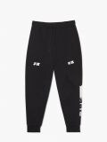 Czarne dresowe joggery z nadrukami - czarny - CROPP - small4