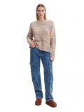 Kolorowy sweter - kremowy - CROPP - small2