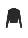 Czarny rozpinany sweter z haftem - czarny - CROPP - small5
