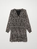 Rochie cu flori și volan - negru - CROPP - small4