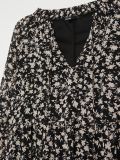 Rochie cu flori și volan - negru - CROPP - small5