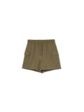 Dzianinowe szorty damskie - zielony - CROPP - small1
