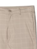 Spodnie jogger slim w kratę - beżowy - CROPP - small5