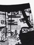 Joggery z nadrukiem all over - biały - CROPP - small5