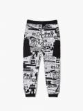 Joggery z nadrukiem all over - biały - CROPP - small6