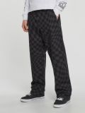 Spodnie wide leg w kratę - czarny - CROPP - small2