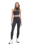 Ciemnoszare legginsy w prążki - szary - CROPP - small2