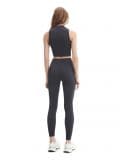 Ciemnoszare legginsy w prążki - szary - CROPP - small3