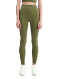 Ciemnozielone legginsy w prążki - zielony - CROPP - small8