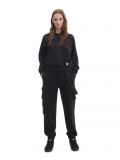 Czarne joggery cargo - czarny - CROPP - small1