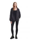Ciemnoszara rozpinana bluza z kapturem - szary - CROPP - small2