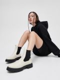 Ghete Chelsea cu talpă groasă - bej - CROPP - small1