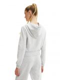Szara rozpinana bluza z kapturem - jasny szary - CROPP - small3