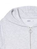 Szara rozpinana bluza z kapturem - jasny szary - CROPP - small5