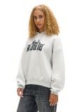 Szara bluza z kapturem UNISEX - jasny szary - CROPP - small1