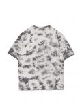 Szara koszulka z nadrukami tie-dye - szary - CROPP - small3