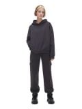 Ciemnoszara bluza z kapturem oversize - szary - CROPP - small1