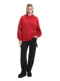 Czerwona bluza z kapturem i rogami - czerwony - CROPP - small2