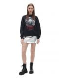 Czarna bluza z fotoprintem - czarny - CROPP - small2