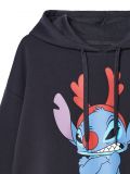 Świąteczna bluza z kapturem Lilo i Stitch - szary - CROPP - small2