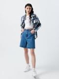 Jeansowe bermudy - niebieski - CROPP - small2