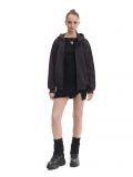 Czarna bluza z motywem pajęczyn - szary - CROPP - small1