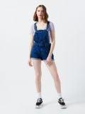 Jeansowe ogrodniczki - niebieski - CROPP - small1
