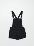 Jeansowe ogrodniczki - czarny - CROPP - small3