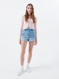 Jeansowe szorty z wysokim stanem - niebieski - CROPP - small2