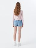 Jeansowe szorty z wysokim stanem - niebieski - CROPP - small3