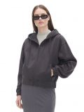 Ciemnoszara rozpinana bluza z kapturem - szary - CROPP - small1