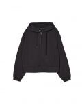 Ciemnoszara rozpinana bluza z kapturem - szary - CROPP - small3