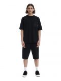 Czarny T-shirt z kieszonką - czarny - CROPP - small1