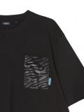 Czarny T-shirt z kieszonką - czarny - CROPP - small4