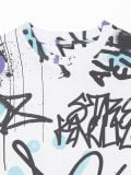 Koszulka z nadrukiem w stylu graffiti - biały - CROPP - small4
