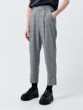 Spodnie w kratę - szary - CROPP - small2