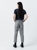 Spodnie w kratę - szary - CROPP - small3