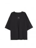 Czarna koszulka oversize z nadrukiem Wiedźmin - czarny - CROPP - small2
