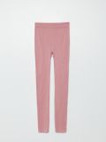 Dzianinowe legginsy w prążki - różowy - CROPP - small4
