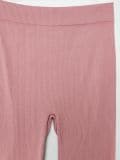 Dzianinowe legginsy w prążki - różowy - CROPP - small5