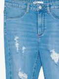 Džíny skinny s dírami - modrá - CROPP - small3