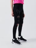 Jeansy skinny z dziurami - czarny - CROPP - small2