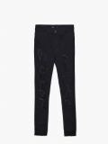 Jeansy skinny z dziurami - czarny - CROPP - small4