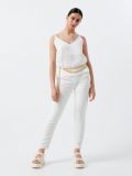 Jeansy mom - biały - CROPP - small2