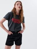 Koszulka Stranger Things - szary - CROPP - small1