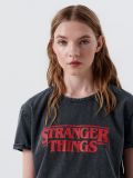 Koszulka Stranger Things - szary - CROPP - small2