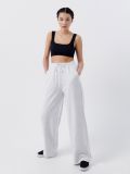 Кроп топ із трикотажу в рубчик - чорний - CROPP - small2