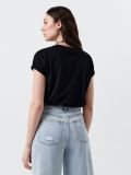 Bluse mit Volantärmeln - Schwarz - CROPP - small3